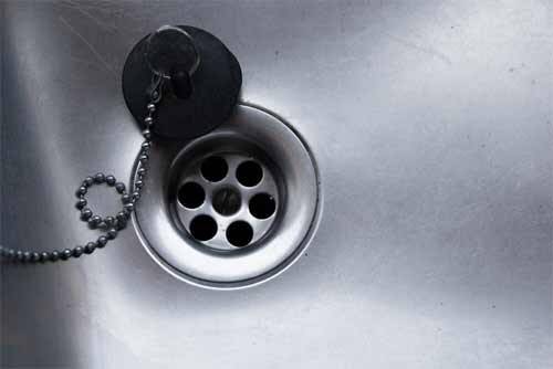 Steps for removing drain stopper from a Sink